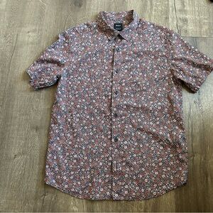 RVCA short sleeve shirt sz medium